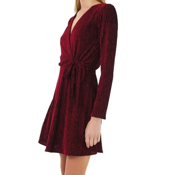 Greylin x Revolve Mini Wrap Dress - Picture 2 of 5